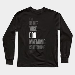 Don is My Favorite John Long Sleeve T-Shirt